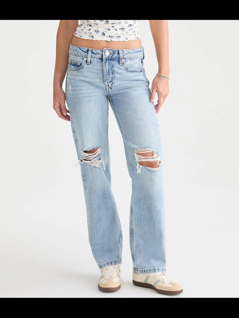 Aeropostale Low Rise Baggy Jean 14R